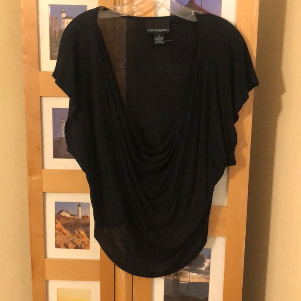 Cynthia Rowley cowel shirt